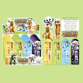 Set mehaničkih olovaka, karikatura dizajn, model 9025, plastično kućište, za pisanje, poklon za rođendan