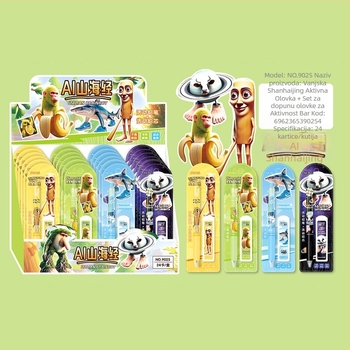 Set mehaničkih olovaka, karikatura dizajn, model 9025, plastično kućište, za pisanje, poklon za rođendan