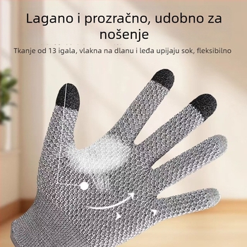 Rukavice protiv porezotine za obradu hrane, PE materijal, zaštita ruku pri rezanju