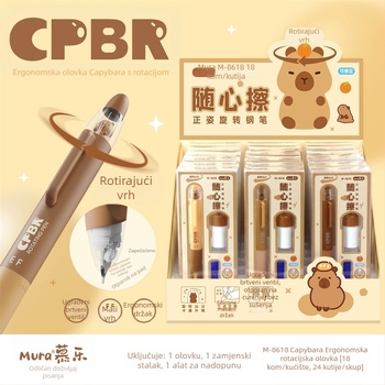 Mule 8618 fountain pen, EF nib, plastično kućište, sustav tinte u vrećici, pojedinačno pakirano uz izložbenu kutiju