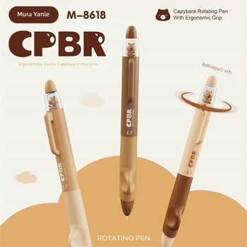 Mule 8618 fountain pen, EF nib, plastično kućište, sustav tinte u vrećici, pojedinačno pakirano uz izložbenu kutiju