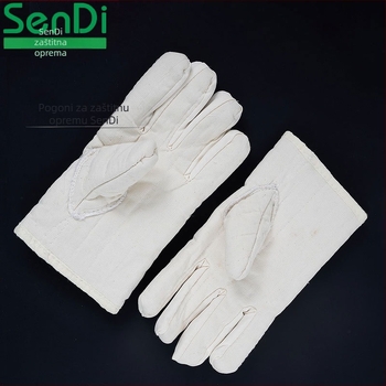 Sendi platnene rukavice za visoke temperature, s toplinskom izolacijom i zaštitom od hladnoće