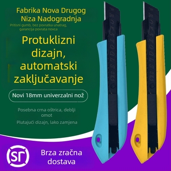 Nož za tapete – debljina oštrice 18 mm, ABS tijelo, XF-A01, 75 g