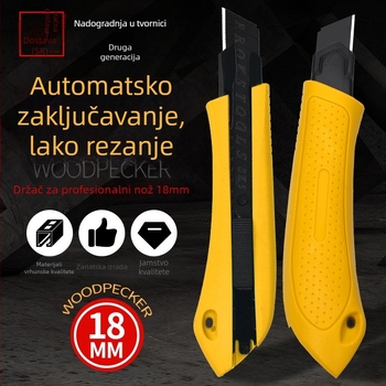 Nož za tapete – debljina oštrice 18 mm, ABS tijelo, XF-A01, 75 g