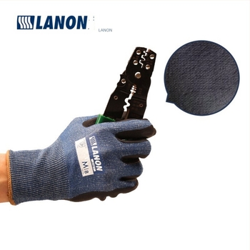 Lanlang H101 Nitrilne rukavice otporne na rezanje — Model: H101, Materijal: nitril, Duljina: L, Funkcija: Zaštita od rezanja