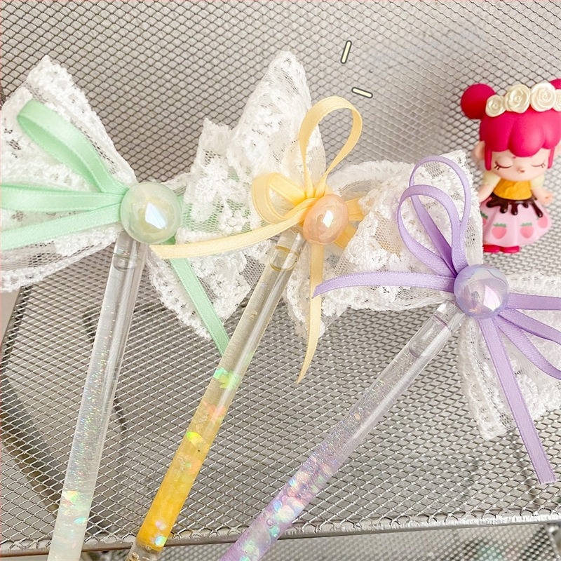 Nož za ručne radove sa zamjenjivim oštricama, dekorativna mašna od vrpice i čipke s kristalima, model k23012