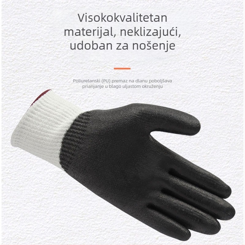 HyFlex 11735 rukavice otporne na rez s PU premazom na dlanu