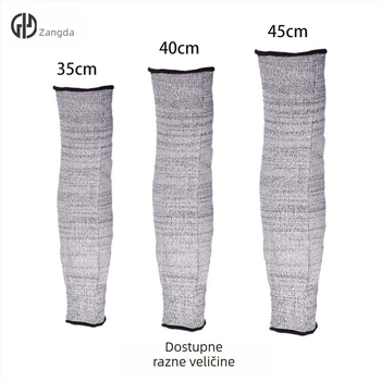 HPPE razine 5 rukavice otporne na rez za vrtlarstvo i kampiranje s rukavima za nadlakticu te jastučićima za lakat i zglob