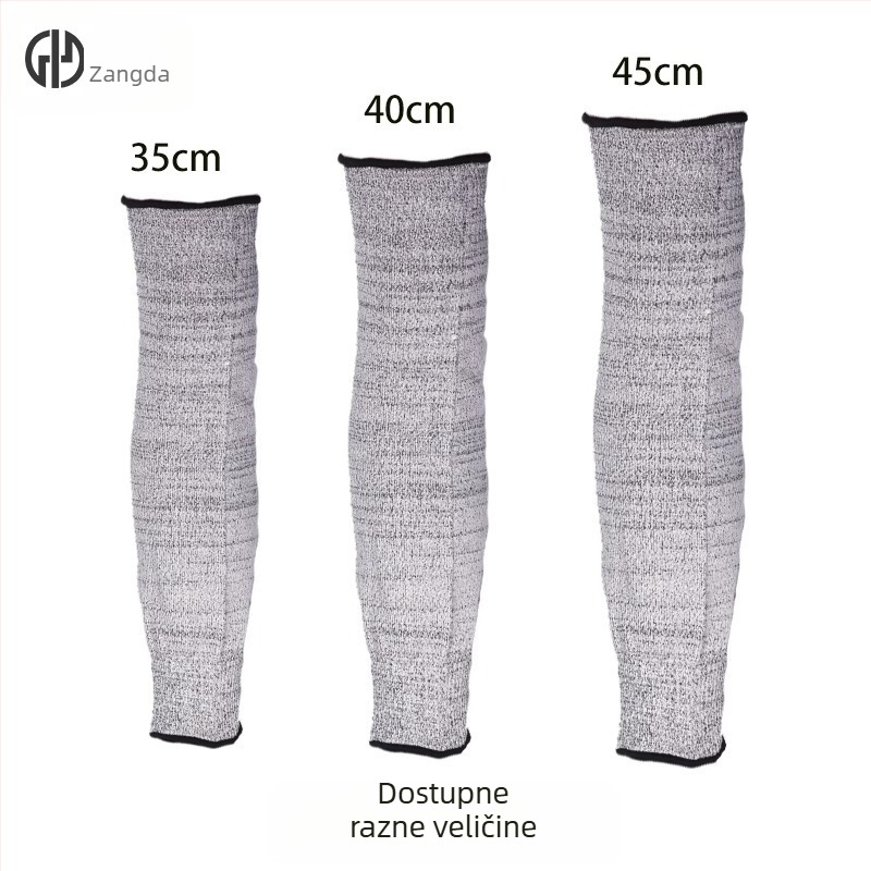 HPPE razine 5 rukavice otporne na rez za vrtlarstvo i kampiranje s rukavima za nadlakticu te jastučićima za lakat i zglob