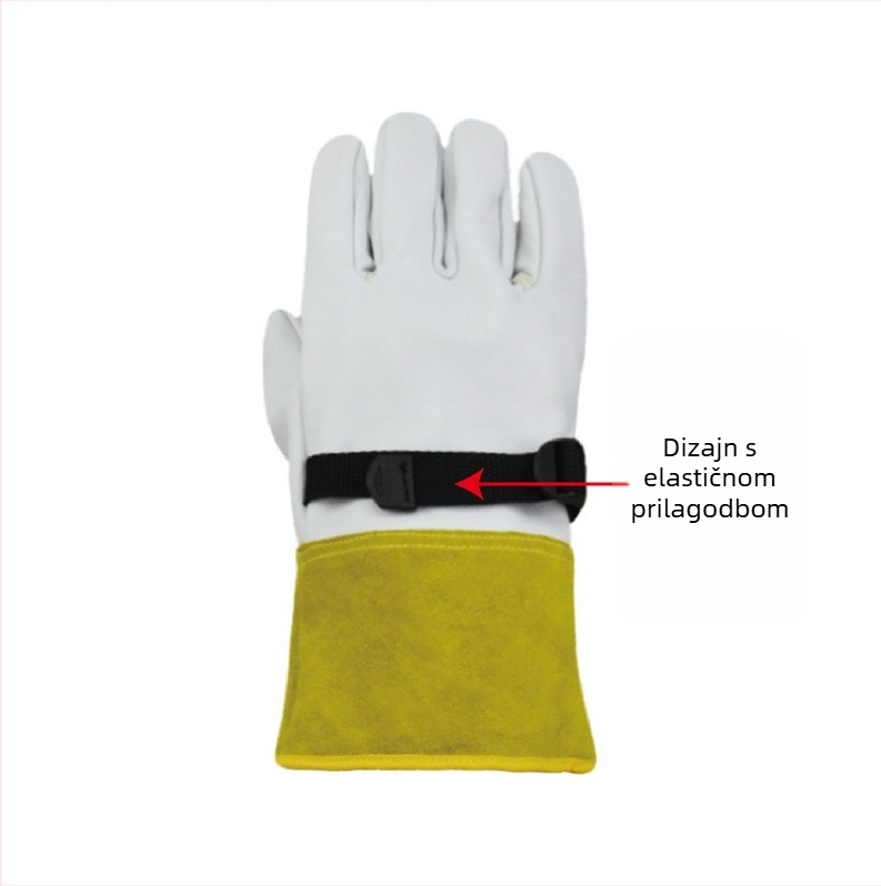 Električarske rukavice izolirane, otporne na rezanje, otporne na ubod, otporne na habanje – Green riding, 250 g, Za električare