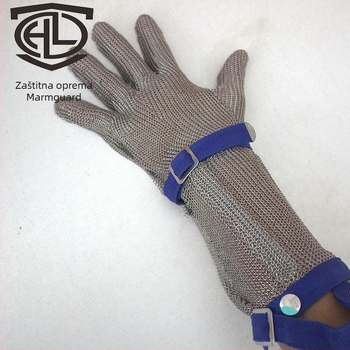 Rukavice otporne na rezanje razina 5, mreža od metalne žice, 304 nehrđajući čelik, otporne na toplinu i vatrootporne