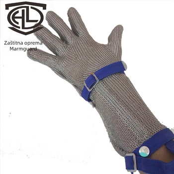 Rukavice otporne na rezanje razina 5, mreža od metalne žice, 304 nehrđajući čelik, otporne na toplinu i vatrootporne