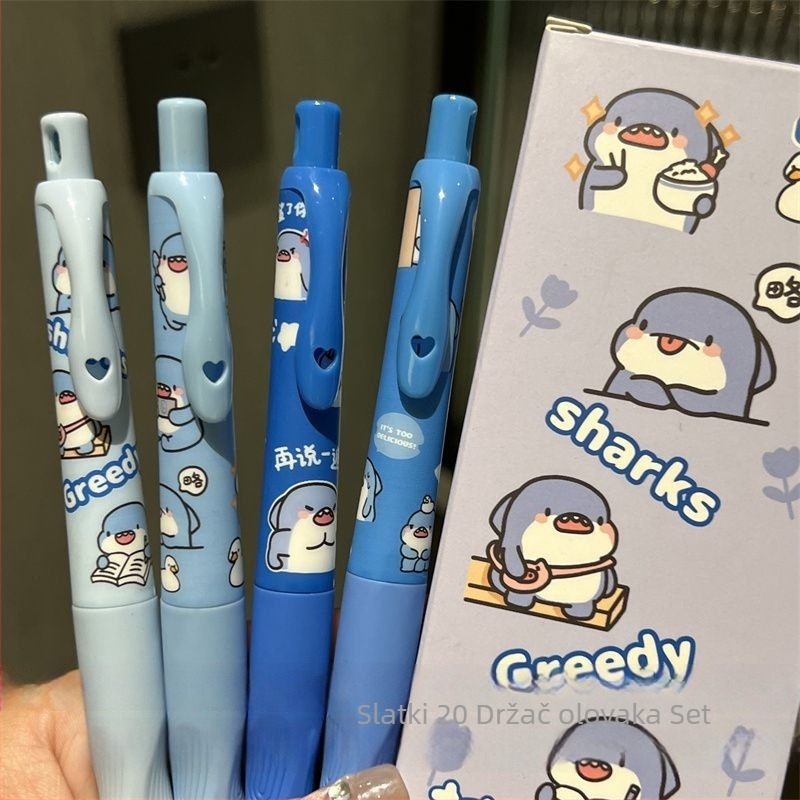 Automatska olovka s ispravnim držanjem, Little Shark, INS stil, grafit otporan na lom, za učenike, plastično kućište, zaštitni znak Independent, šifra proizvoda 5-000