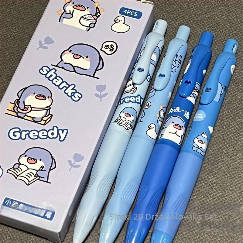 Automatska olovka s ispravnim držanjem, Little Shark, INS stil, grafit otporan na lom, za učenike, plastično kućište, zaštitni znak Independent, šifra proizvoda 5-000