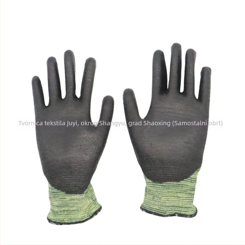 Radne rukavice s HPPE premazom dlana, silikonom iznutra, anti-rezanje, otporne na habanje, zaštita od visokih i niskih temperatura, anti-proboj