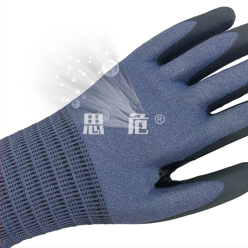 Rukavice protiv rezanja, pletivo s uzorkom pčelinje sa 21 iglom, HPPE+nitrilni premaz, prozračne, udoban dodir