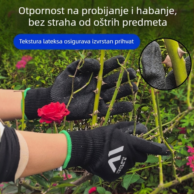 Rukavice protiv rezanja za vrtlarstvo i odlaganje otpada, HPPE + latex, otporne na probijanje, izdržljive (Portwest)