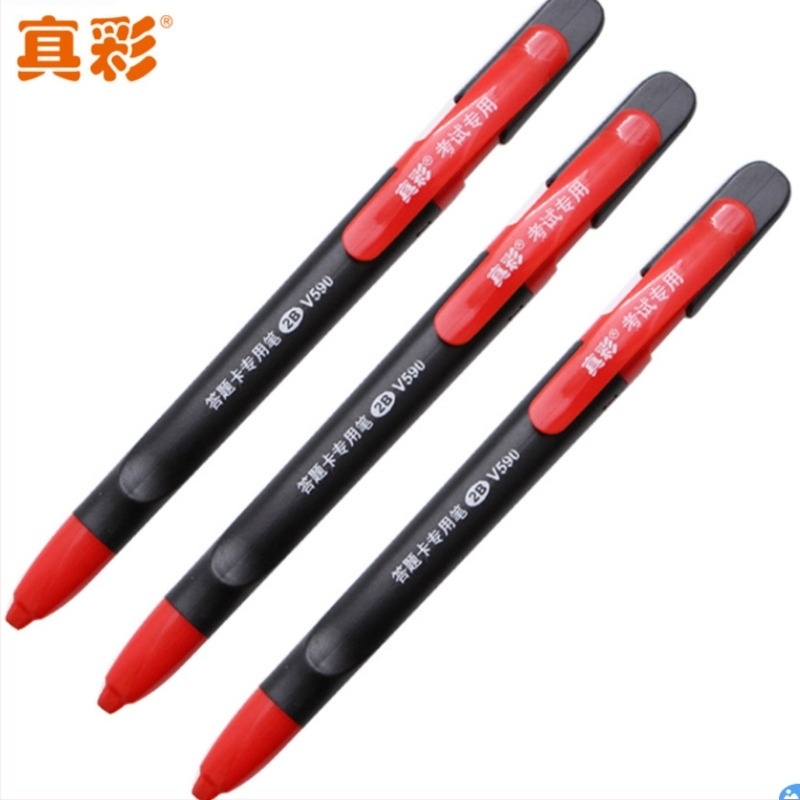 Mehanički olovka V590 za ispitne listiće, plastično tijelo, potisni tip, 12 kom/kutija, Truecolor