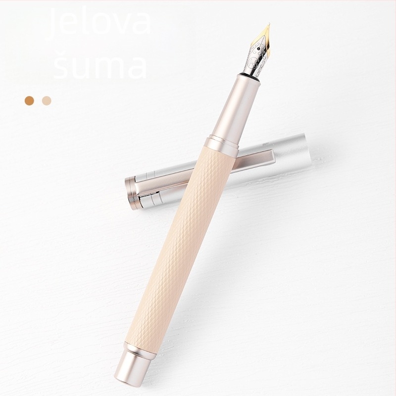 Metalno pero za učenike - Aisi, vrh od nehrđajućeg čelika, rotirajući sustav dotoka tinte, model 140