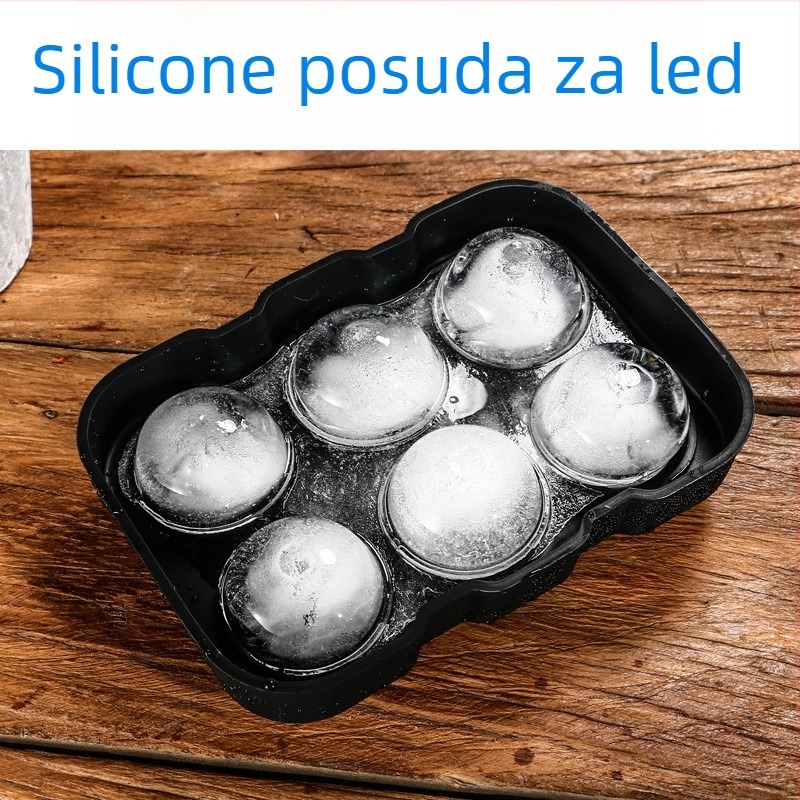 Kalup za led s 15 otvora za whiskey i koktele — četvrtaste ledene kocke, plastika, moderan minimalistički stil, 0,1 kg
