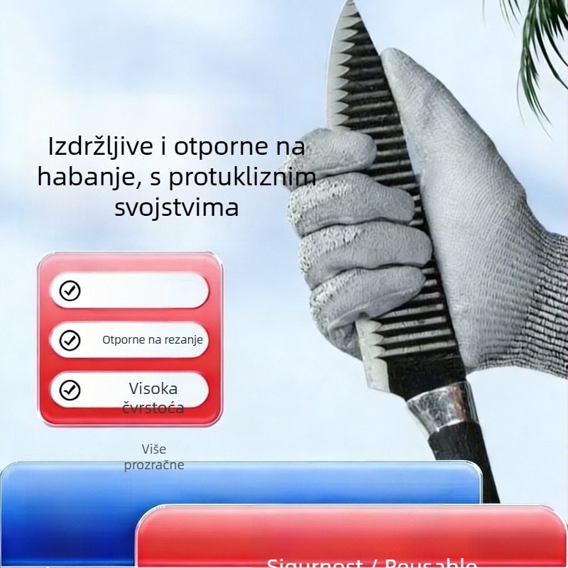 Rukavice otporne na rezanje razina 5 | HPPE+PU materijal | Xingyu marka | svakodnevno vrtlarenje i rukovanje staklom