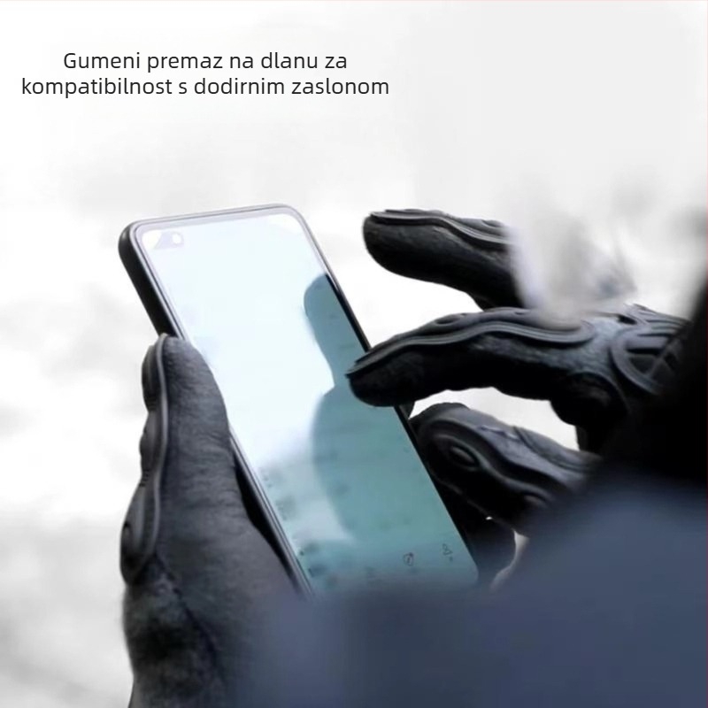 Taktične rukavice protiv rezanja s TPR zaštitom, otporne na habanje, protuklizne, kompatibilne s dodirnim zaslonom