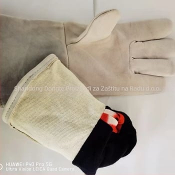 Rukavice za zavarivanje od ovčje kože, dvostruki sloj, za električno zavarivanje i metalnu obradu