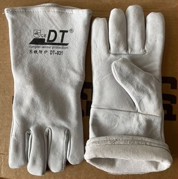 Rukavice za zavarivanje od ovčje kože, dvostruki sloj, za električno zavarivanje i metalnu obradu