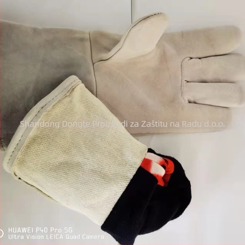Rukavice za zavarivanje od ovčje kože, dvostruki sloj, za električno zavarivanje i metalnu obradu