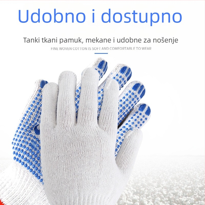 PVC rukavice otporne na rezanje, višekratne, serija 7100D, težina 600 g
