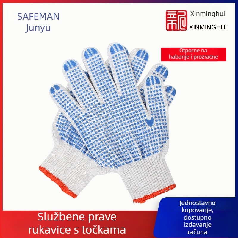 PVC rukavice otporne na rezanje, višekratne, serija 7100D, težina 600 g