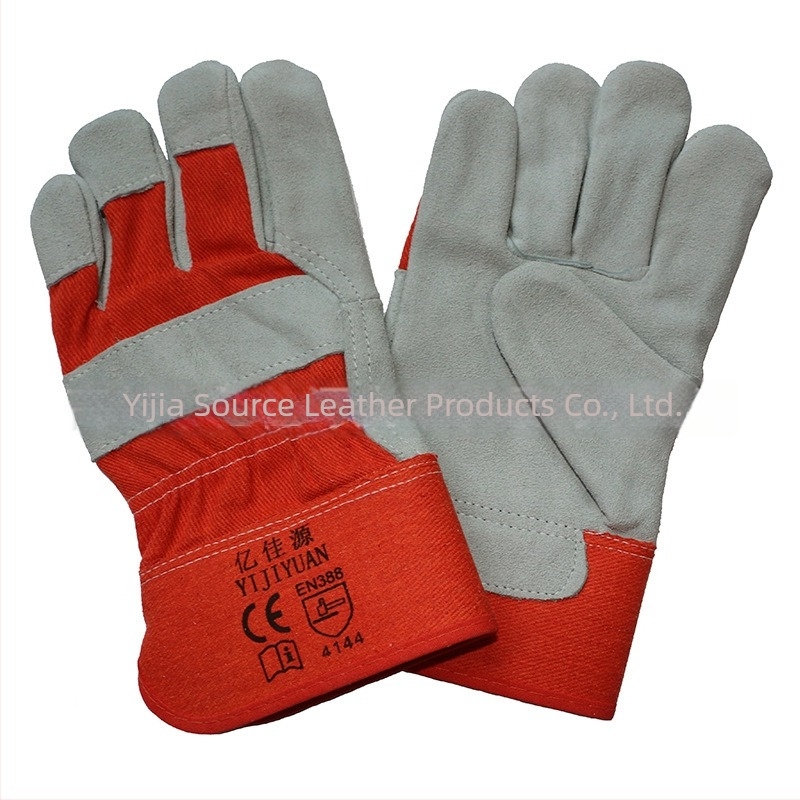Kratke kožne rukavice za zavarivanje – koža goveđeg podrijetla, otporne na rezanje, tople i otporne na hladno, Xinwei