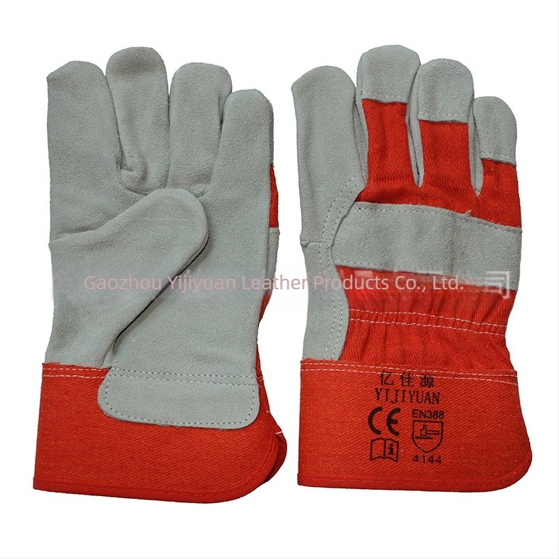Kratke kožne rukavice za zavarivanje – koža goveđeg podrijetla, otporne na rezanje, tople i otporne na hladno, Xinwei