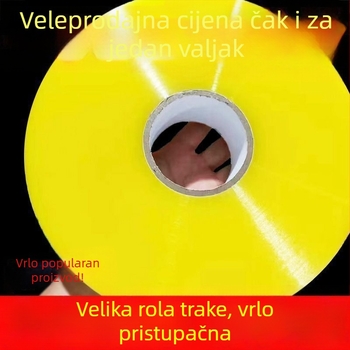Prozirna BOPP pakirna traka, debela ljepljiva traka za zatvaranje, veliki kotur