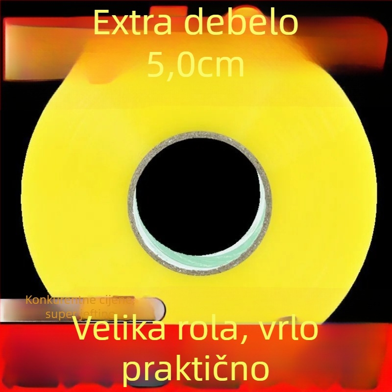 Prozirna BOPP pakirna traka, debela ljepljiva traka za zatvaranje, veliki kotur