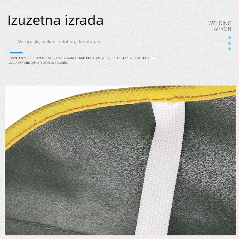 Kožni zaštitni štitnici za noge i koljena za zavarivanje – zaštita od prskanja, toplinska izolacija, zaštita od opeklina i iskri