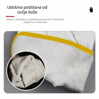 GHN011 Kožne rukavice za zavarivanje od ovčje kože