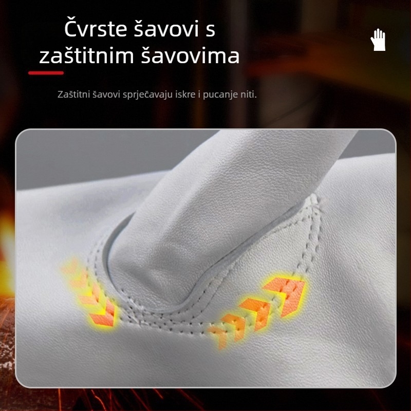 GHN011 Kožne rukavice za zavarivanje od ovčje kože