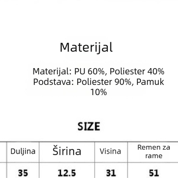 Torba preko ramena od sintetičke kože u uličnoj stilu, s plišanim podstavom, zatvaranje na zip, ovalni oblik, unutarnji džepovi