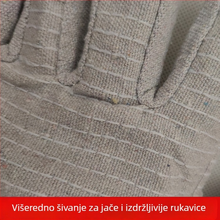 Platnene rukavice za zavarivanje, za građevinske radove, 90 g