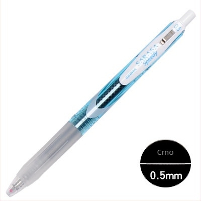Zebra JJZ33 gel pero s brzom sušenjem, crna tinta, mekani grip, klikni mehanizam