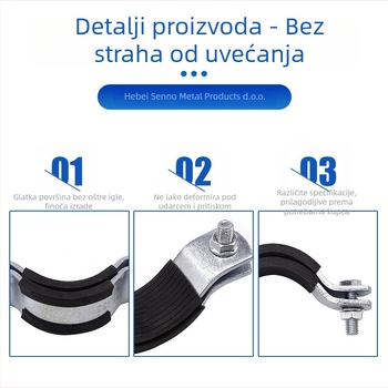 Sennuo O-oblik skup cijevi, galvanizirani prsten – dodatak otporan na potres