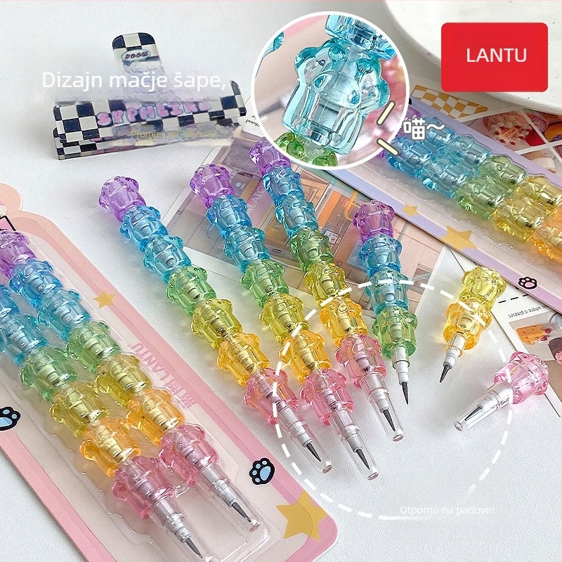 Blueprint mehanička olovka HB s plastičnim kućištem i zamjenjivim grafitnim jezgrom, za učenike osnovne škole