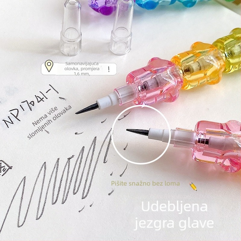 Blueprint mehanička olovka HB s plastičnim kućištem i zamjenjivim grafitnim jezgrom, za učenike osnovne škole