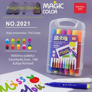 Magic Pen: plastično kućište, debljina linije 1,2 mm, za crtanje i označavanje, pakirano u kutiji