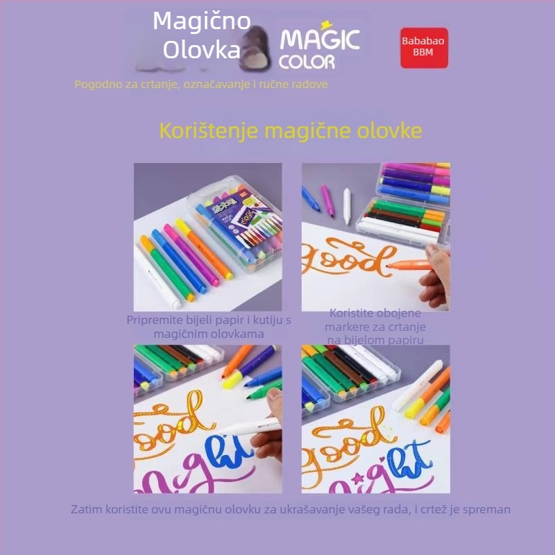 Magic Pen: plastično kućište, debljina linije 1,2 mm, za crtanje i označavanje, pakirano u kutiji