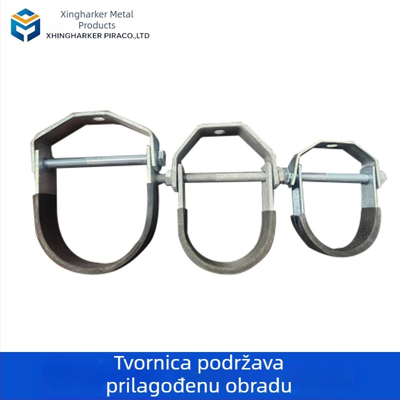 Seizmijski nosači, U-oblikovane stezaljke i vijci s gumom – izdrživi građevinski metalni pribor