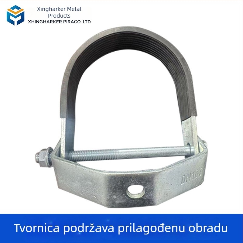Seizmijski nosači, U-oblikovane stezaljke i vijci s gumom – izdrživi građevinski metalni pribor