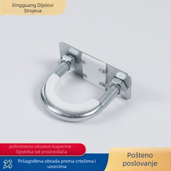 U-oblik držač cijevi, Ta-tip izolirani za pomorske cijevi, s plastičnim premazom i PTFE umetkom
