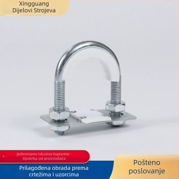 U-oblik držač cijevi, Ta-tip izolirani za pomorske cijevi, s plastičnim premazom i PTFE umetkom